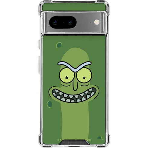 Adult Swim Rick and Morty Pickle Rick Google Pixel 8a Clear Case